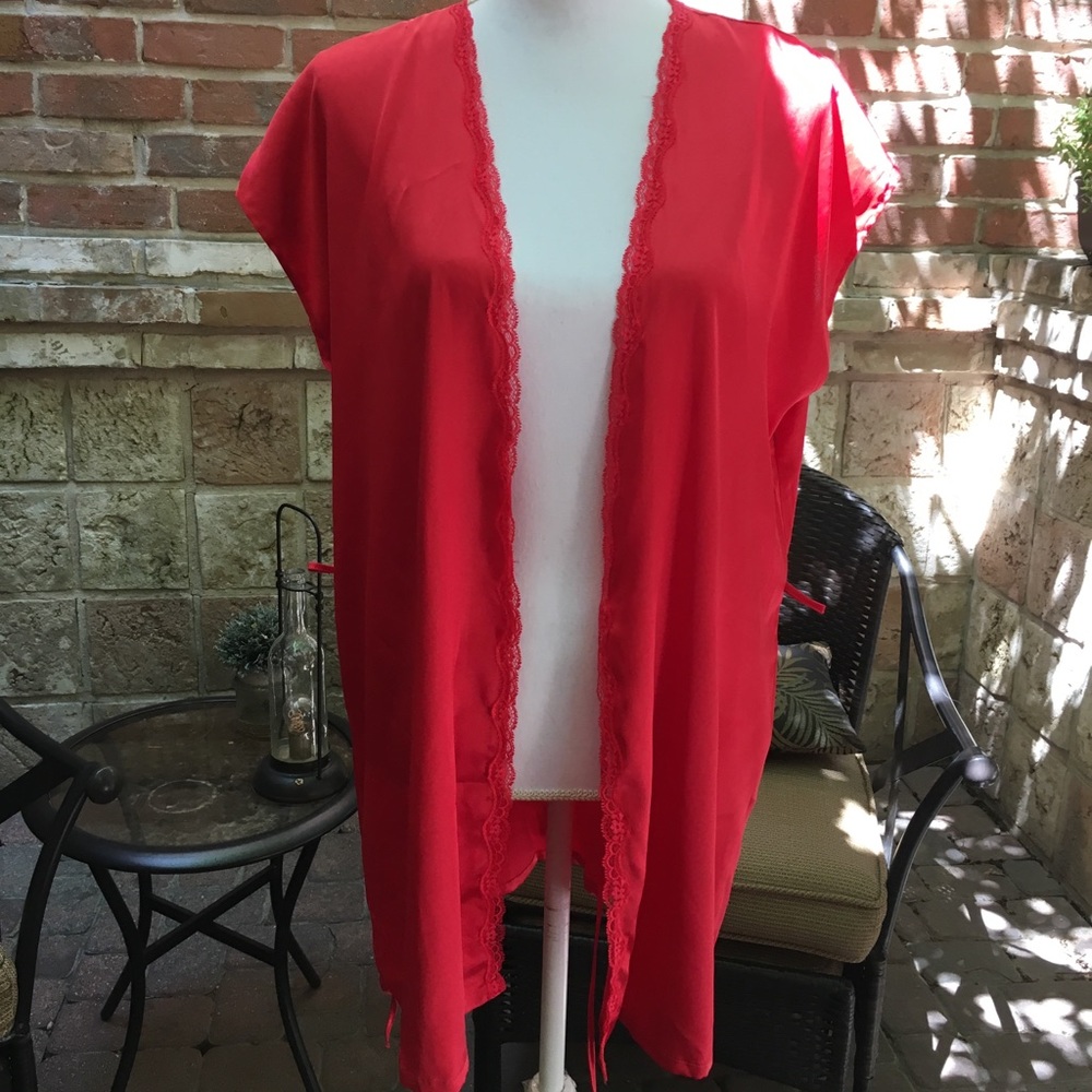 Victoria’s Secret Red Sleep Robe - Picture 3 of 8